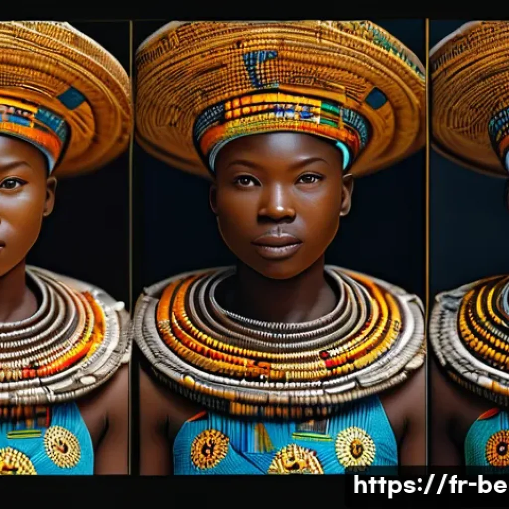 베냉의 경제 성장과 산업 - Here are three detailed image prompts for stable diffusion, based on the provided text about Benin, ...